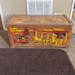 1950’s Wood Toy Box