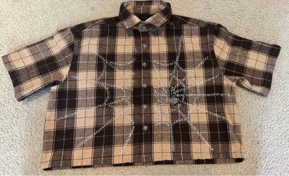 Flannel with Rhinestones
