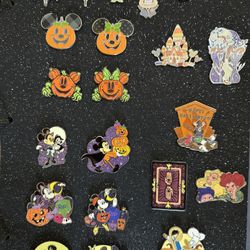 Assorted Authentic Disney Halloween Pins