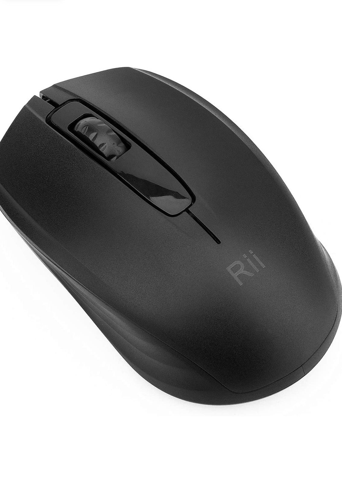 Rii Wireless Mouse 1000 DPI for PC, Laptop, Windows,Office Included Wireless USB dongle (Black)