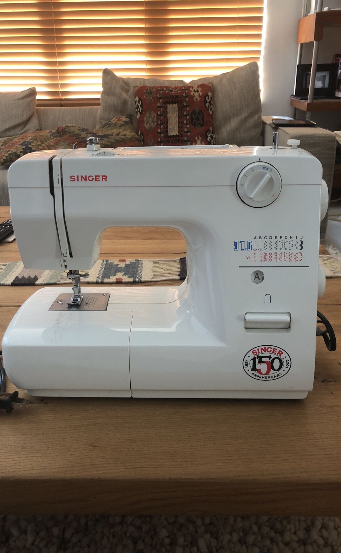 Singer 150th Anniversary sewing machine model 1116