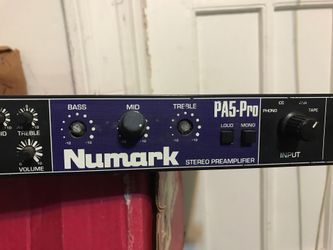 Numark PA5-pro Stereo Pre Amplifier $10