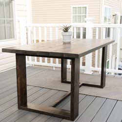 Modern Outdoor Table 
