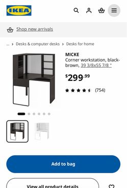 IKEA Micke corner desk