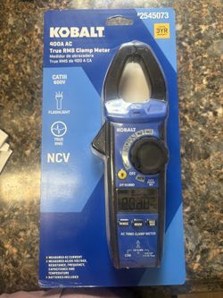 Kobalt Digital Display Clamp Meter Multimeter 400 Amp 600V