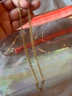 Cadena oro laminado 14k