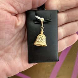 14k BELL CHARM 