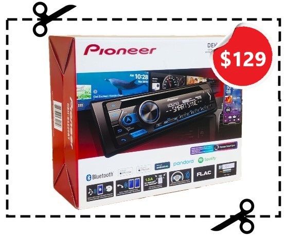 Pioneer Single Din Car Stereo System USB Mp3 Auxiliary Am Fm Radio Bluetooth CD Player DEH-S4220BT 🚨 Payment Options Available 🚨 No Credit Needed 🚨