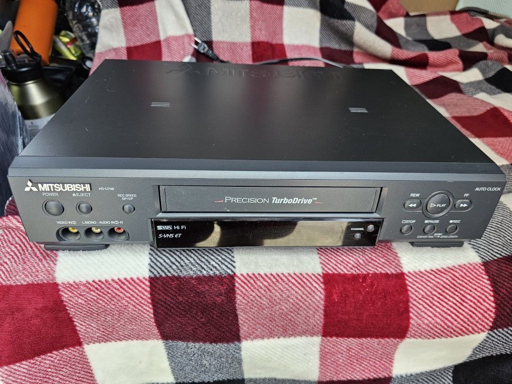 Mitsubishi HS-U748 VCR S-VHS ET Hi Fi Precision TurboDrive