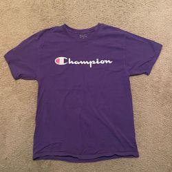 Champion purple t-shirt Size M #champion #tee