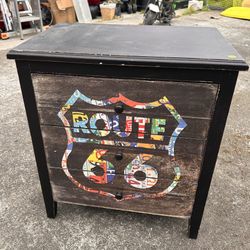Route 66 nightstand/end table
