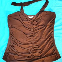 Belle Pouge Retro halter top