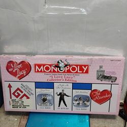I Love Lucy 50th Anniversary Collector's Edition Monopoly Board Game.