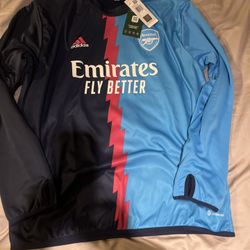 Arsenal addidas pre-Match Warm top -L 