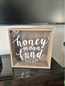 Honey moon fund wedding box
