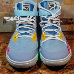 Puma Men's SKY Modern Easter Hightops Baseball Shoes / Sneakers • Multi-Color • Lace-Up • Men's Size : US-12 • 1(contact info removed).


