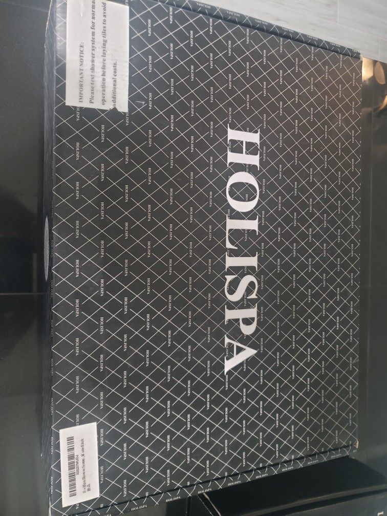 New Holispa Shower Valve With Rain Head And Hand Wand.