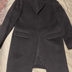 ALLSAINTS MENS WOOL BLEND COAT 38R