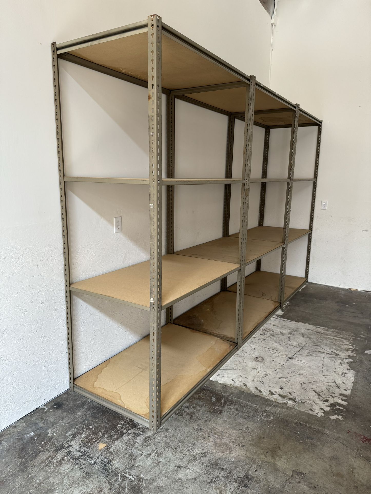 4 ft W x 2 1/2 ft D 4 Tier Steel Heavy Duty Storage Boltless Shelves Stronger Than Homedepot Lowes And Costco Delivery Available