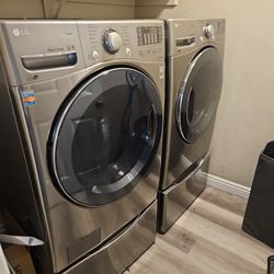 LG washer and dryer.