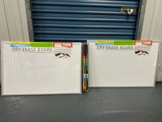 MessageStor Magnetic Dry Erase Board – 24” x 36” (61 cm x 91 cm)
