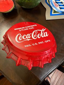Coca Cola metal sign