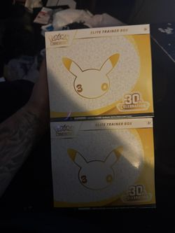 2x 30th Anniversary Elite Trainer Boxes New Sealed