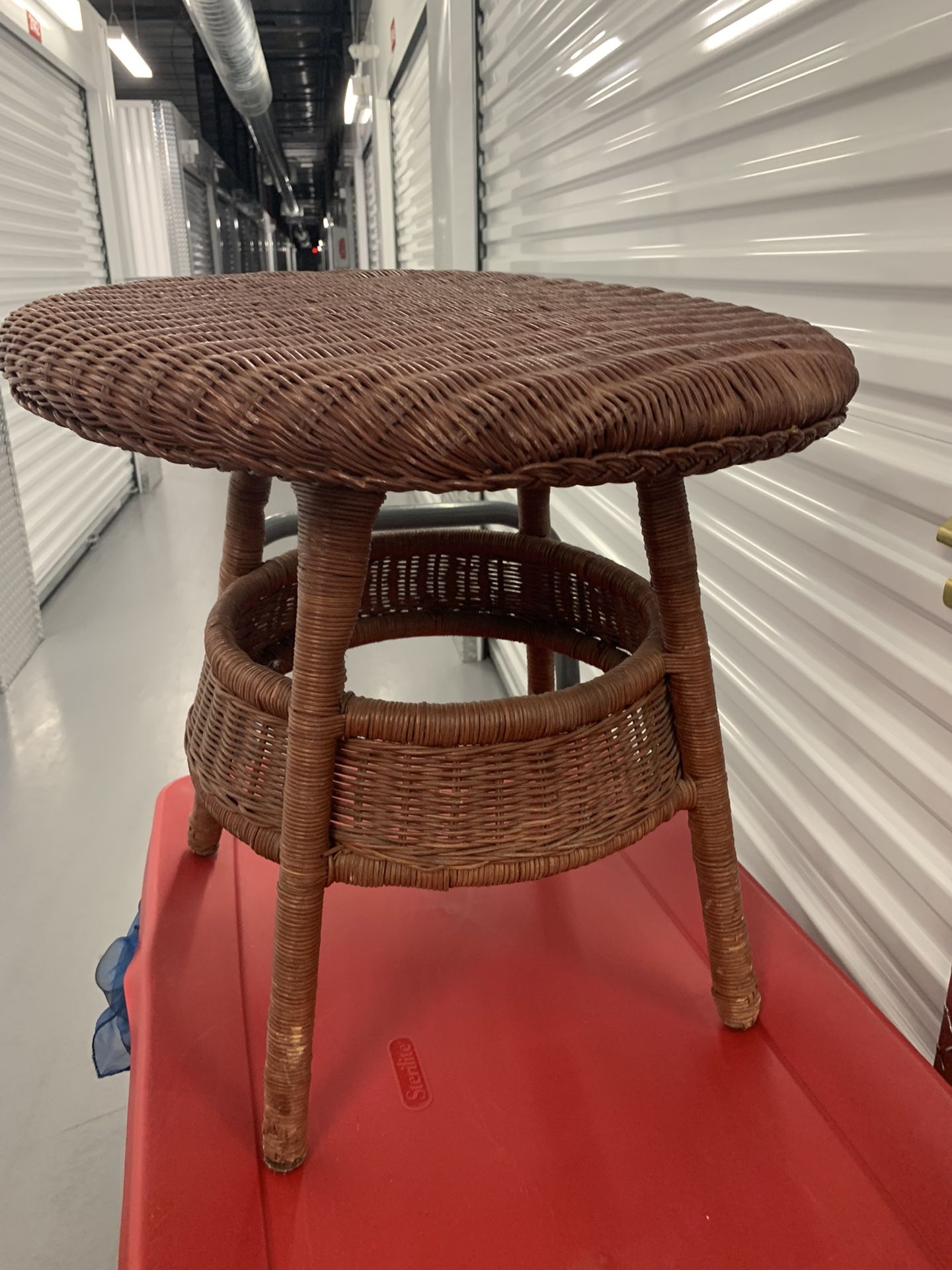 Adorable Wicker Accent Table 