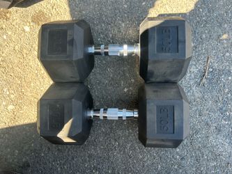 Rubber dumbbells