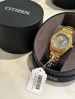 Citizen Eco-Drive Women's Gold-Tone Watch EM1022-51D