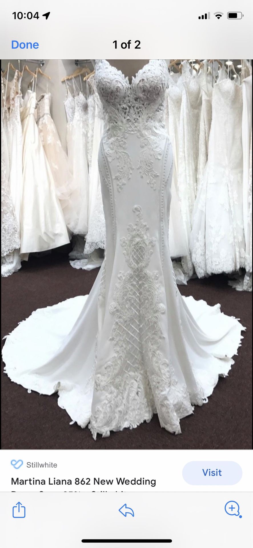Martina Liana 862 Wedding Dress