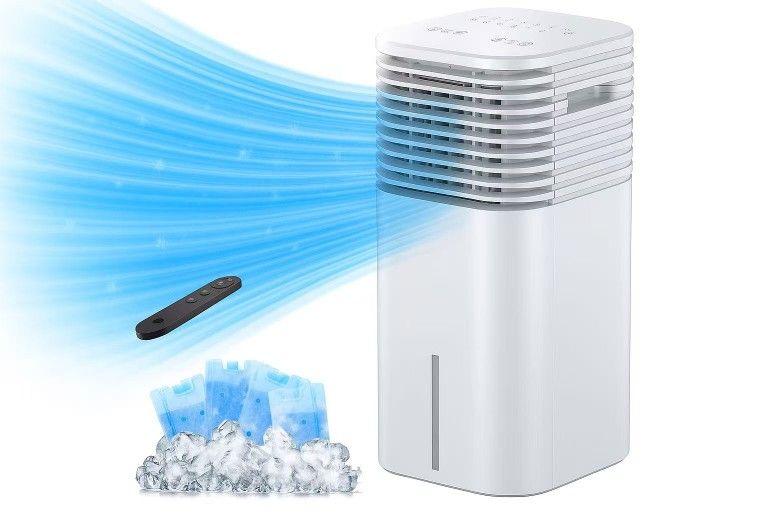 Windowless Portable Air Conditioner, 15H Timer & 120°Oscillation, 3-IN-1 Portable AC Unit with Remote, 2-Gal Tank, 3 Modes & 3 Speeds, Ultra-Quiet 24"
