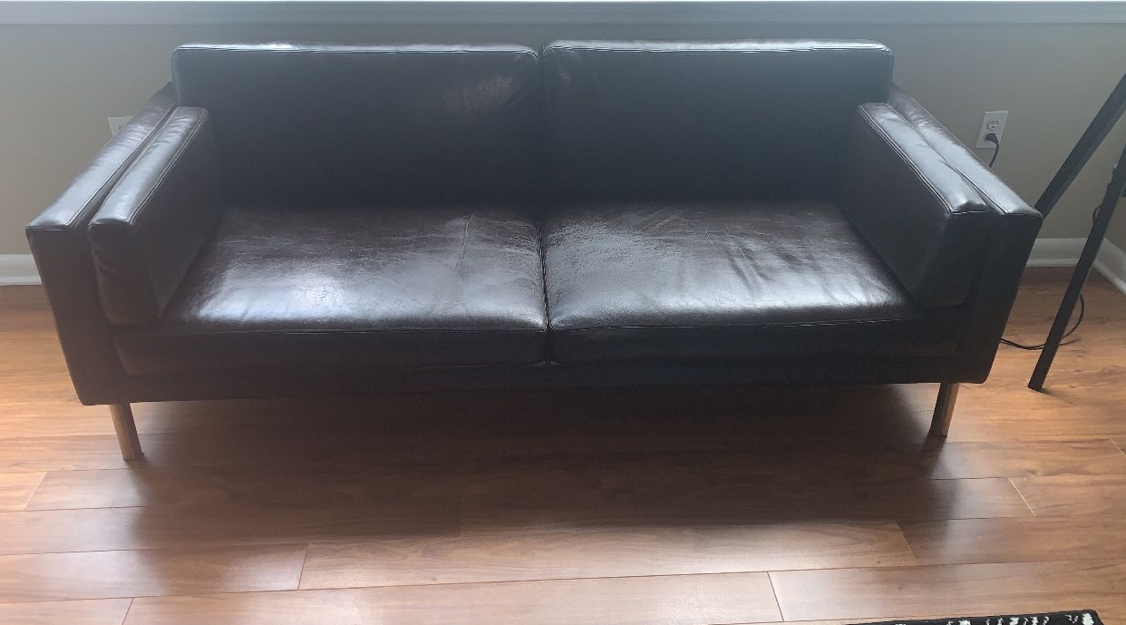 Leather Brown Sofa