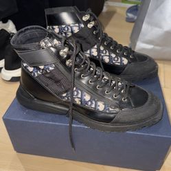 Dior Combat Boot 'Dior Oblique - Black'