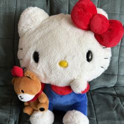 Rare Sanrio Hello Kitty with Tiny Chum Plush 2020