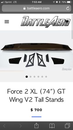 Force 2 XL get wing with one off e36 mounts