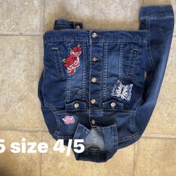 Girls Jean Jacket Size 4/5