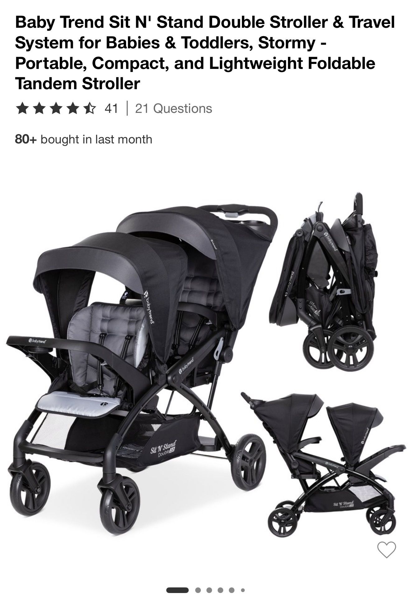 Baby Trend Double Stroller