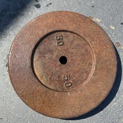  4 50lb Weights  Total 200 Pounds  