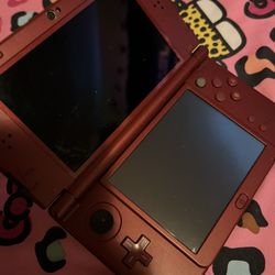 New 3DS XL Red for PARTS OR REPAIR (READ DESCRIPTION!!)