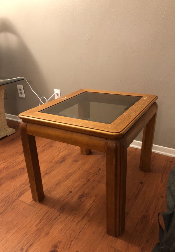 Nice Coffee Table With Tinted Gl And Beveled Edges For In Nice Coffee Table With Tinted Gl And Beveled Edges