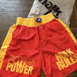 Hulk Hogan Retro Shorts NEW (Large)