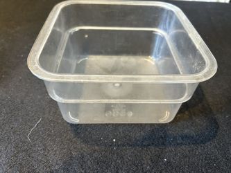 Welshine 2 Qt Square Food Storage Container Polypropylene Clear Commercial NSF