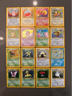 16 Jungle Set Holos Pokemon TCG