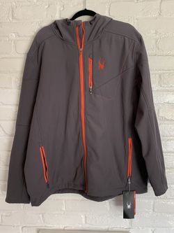 BRAND NEW: Spyder hoody soft shell jacket - Men’s XXL