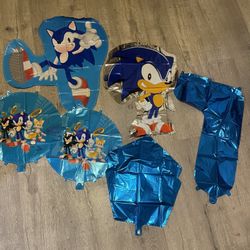 Sonic Foil Balloons 