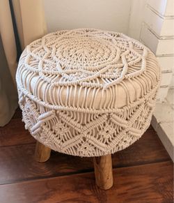 Bohemian footstool