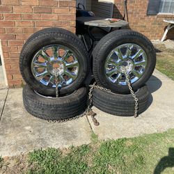 GMC Tires And Rims Set Sixes 255/60/R19