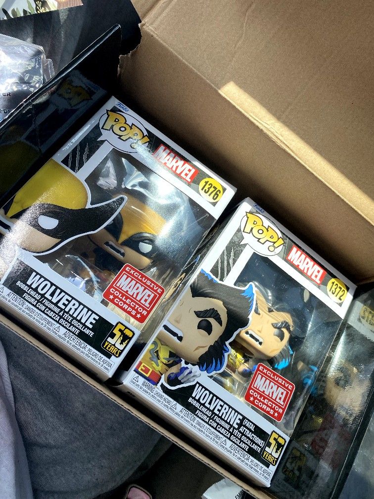 Funko Pop wolverine 50th 5 Piece