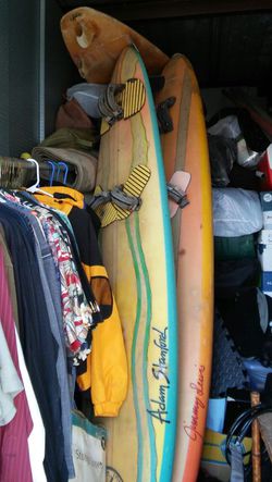 Sails,sailboards, surfboards, kayaks,wetsuits